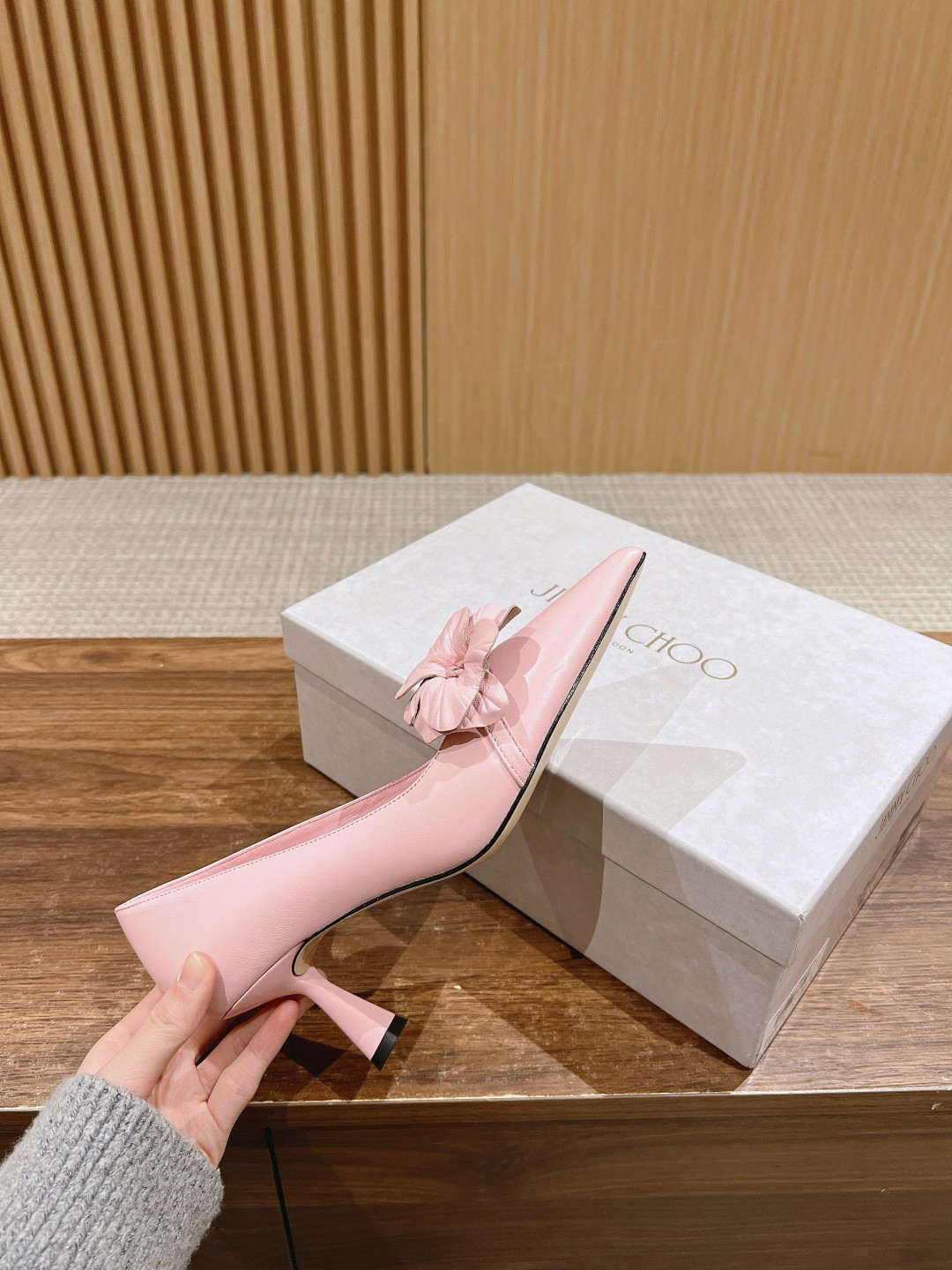 ua Ji*y Ch* rosalia flowers pumps 6.5cm